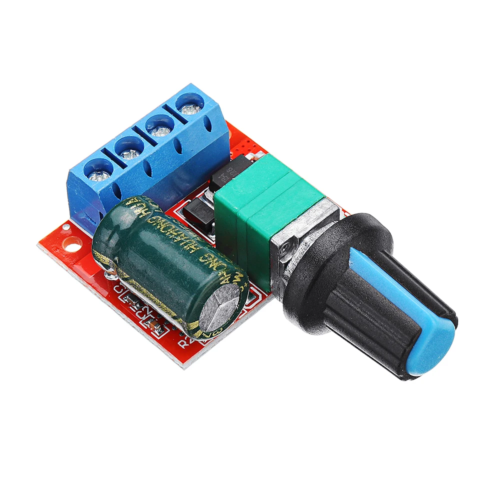 DC 5V к 35V 5A 90W Мини мотор контроллер скорости ШИМ модуль регулятор регулируемый