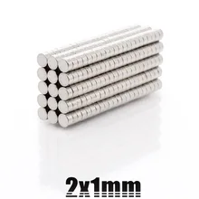 100 шт. N35 2*1 мм 2x1 мм маленький супер сильный магнит мощный неодимовый редкоземельный постоянный магнит 2x1