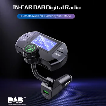 

Phone Wireless Car Kit Bluetooth DAB Receiver No.G21 FM Transmitter Bluetooth Hands-free Talking Dual USB Charger for iphone