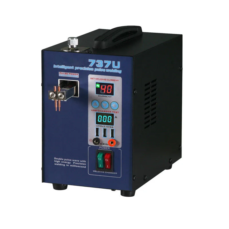 737U 220V/110V Battery Spot Welding Machine Handheld Welding Battery