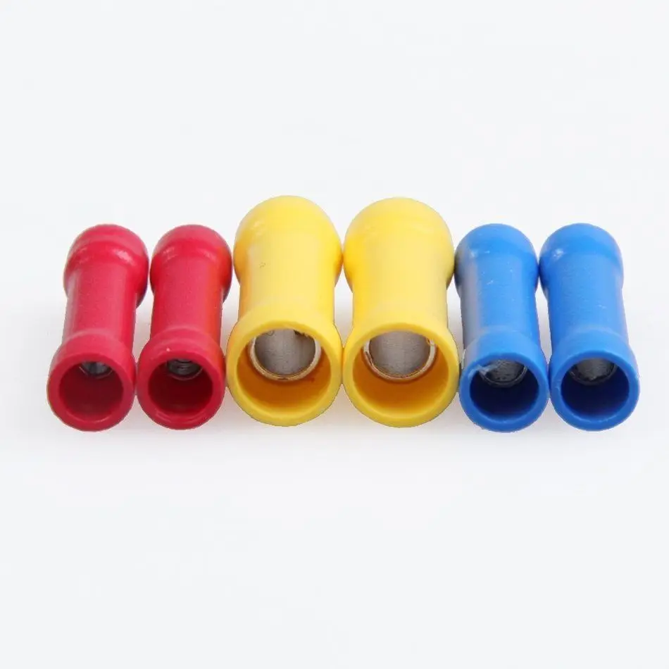 

New Arrivals 110Pcs/Box Insulated Straight Wire Butt Connector Electrical Crimp Terminals 10-22AWG China