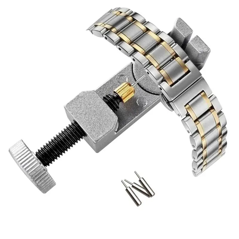 

Adjustable Metal Watch Band Strap Link Pin Remover Repair Tool Dismantling Kit Set with 3 Extra Pins