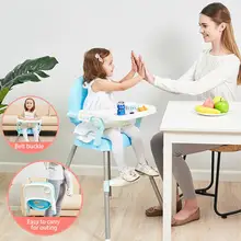 Детский обеденный стул детский Обеденный Стул Детский обучающий стул портативный складной стул многофункциональный обеденный стул