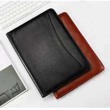 A4 папка для файлов Padfolio Многофункциональный Органайзер блокнот PU кожаный мешок для документов с калькулятором офисные принадлежности 1320