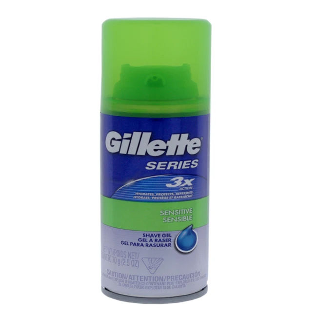 Gillette Series Sensitive Skin Shave Gel от для мужчин-2 5 унций Гель бритья |