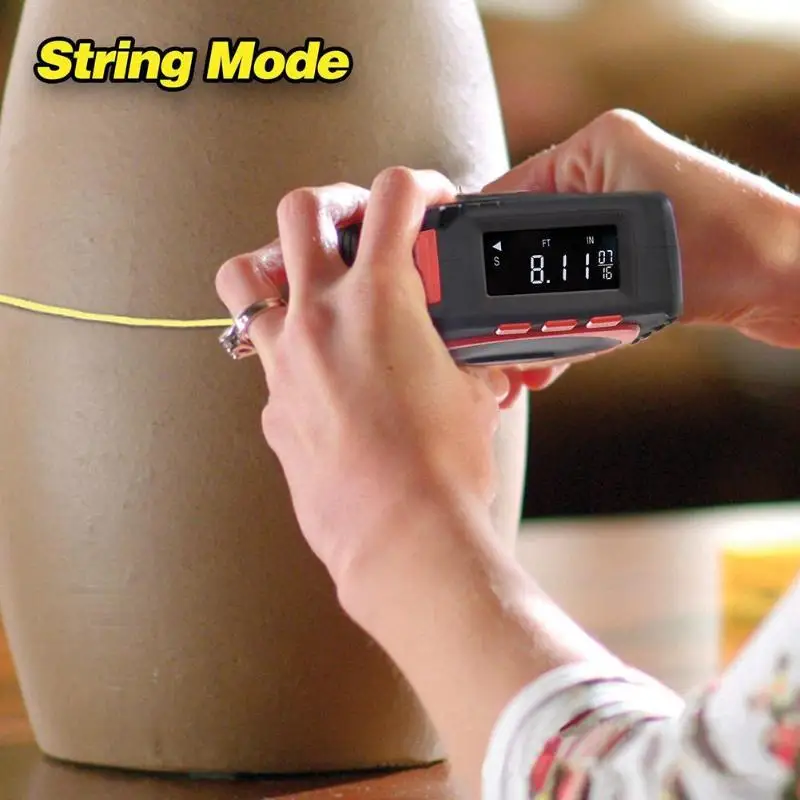 Цифровой измерять лента шнура режим звуковой режим ролик режим универсальный для прецизионного цифрового измерительная лента измерительный инструмент 3-в-1