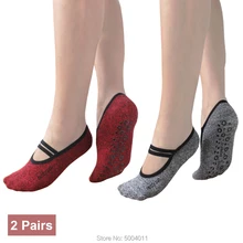 Рэнди солнце Йога Носки Нескользящие Хлопок Пилатес, Barre, балетные костюмы, Бикрам, Фитнес Носки для тренировок размеры 2 пары