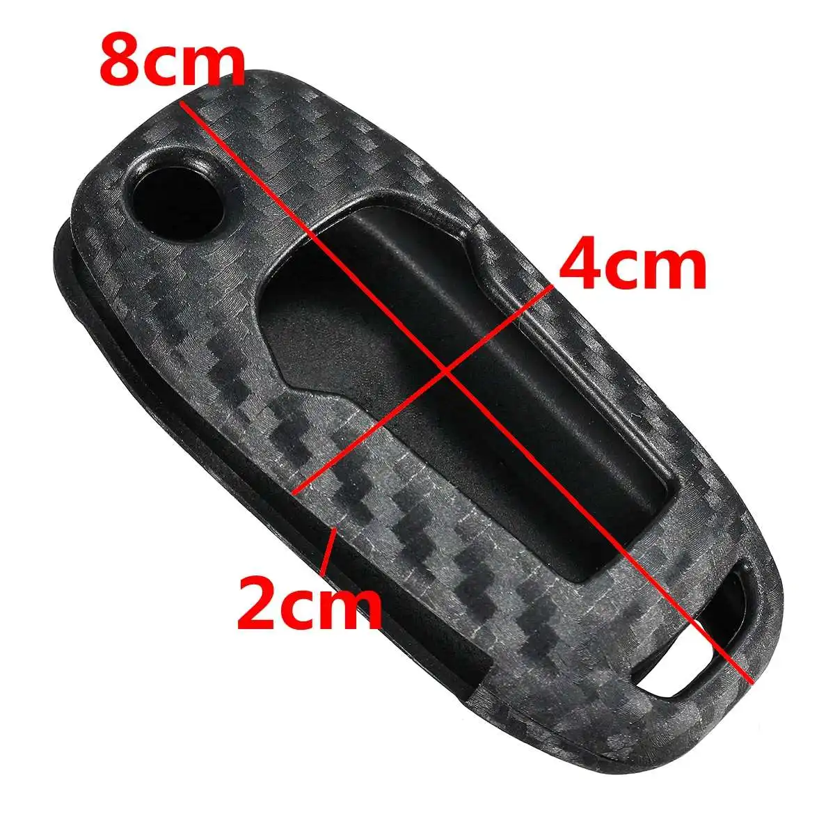 1 Pcs Carbon Silicone Car Key Fob Cover Case Skin Shell 5 Button for Ford F150 F350 F450 F550 for Mustang for Fiesta Styling