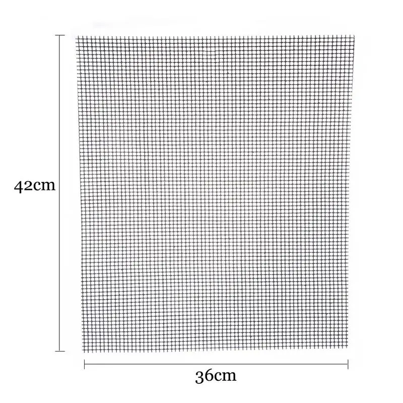 36*42 см термостойкий антипригарный коврик для барбекю в форме сетки большой размер коврик для гриля для приготовления пищи лист лайнер инструмент для жарки принадлежности для барбекю