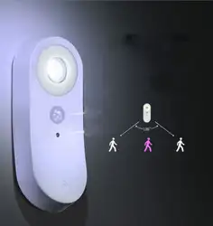 Светодиодный USB Перезаряжаемый PIR датчик движения индукционный датчик шкаф Ночной светильник лампа