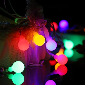 

IP44 13M 3.6W Ball Lights 100LED Globe String Light with Remote Control Adjustable Dimmable Christmas Festival Party Wedding