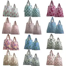 Новая складная сумка для покупок Эко Шоппинг Дорожная сумка на плечо сумка "Оксфорд" Сумка Складная многоразовая хозяйственная сумка с изображением мультипликационных героев