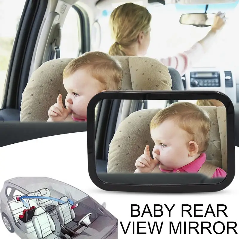 

Baby Seat Car Safety Mirror Wide View Adjustable Infant Child Car Rear Ward Care Square Safety Baby Kids Monitor Car Accessories