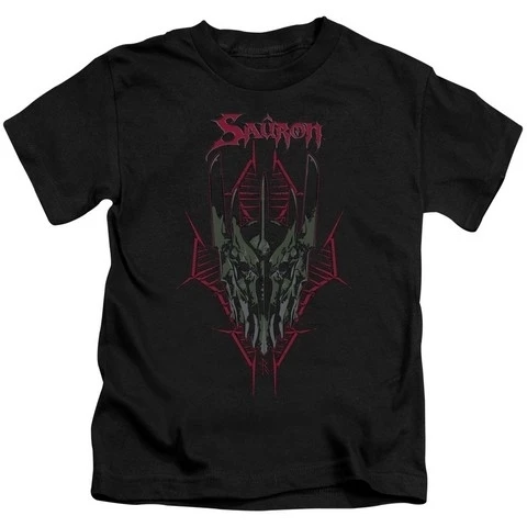 Trevco Hobbit-Evils Helm Short Sleeve Juvenile 18-1 Tee Black - Medium 5-6 |