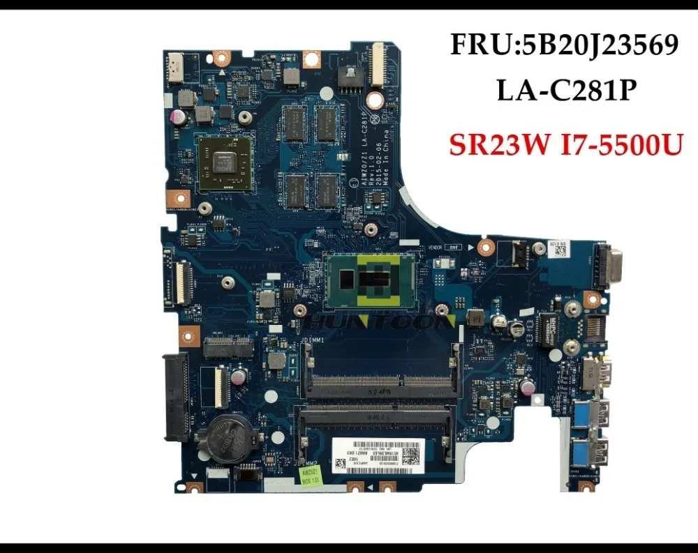 Оптовая продажа AIWZ0/Z1 LA C281P для Lenovo Ideapad Z51 70 материнская плата ноутбуков FRU: 5B20J23569