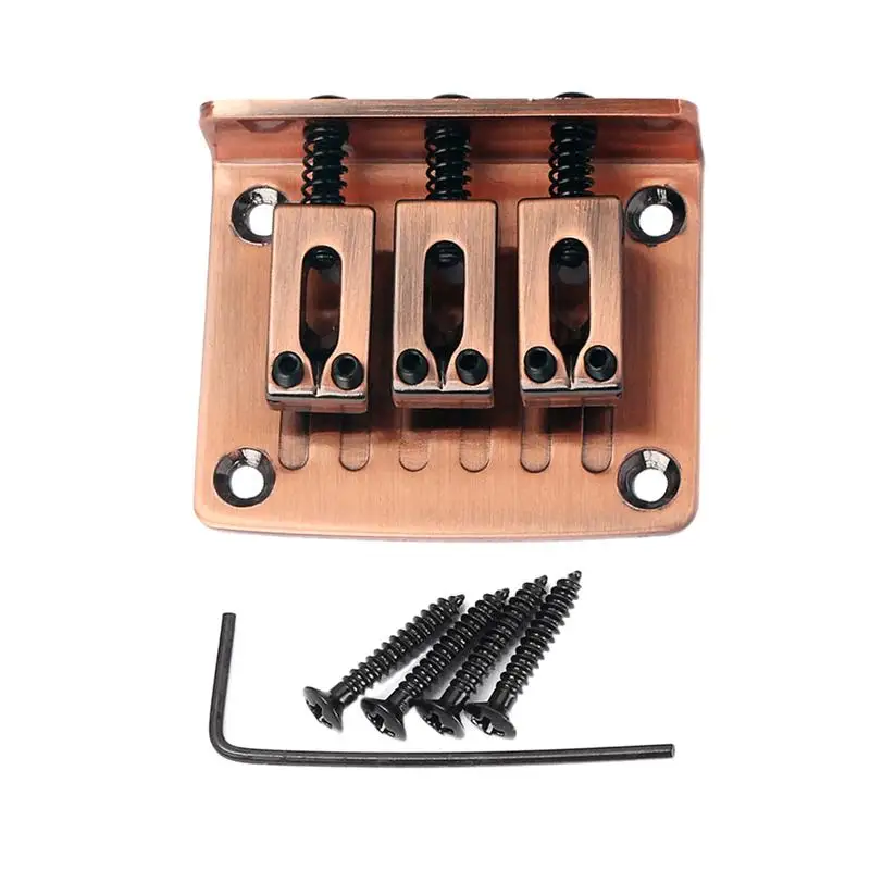 

1pc 3 String Hard-tail Fixed Bridge Set for Fender Strat Stratocaster ST Electric Guitar Replacement Parts