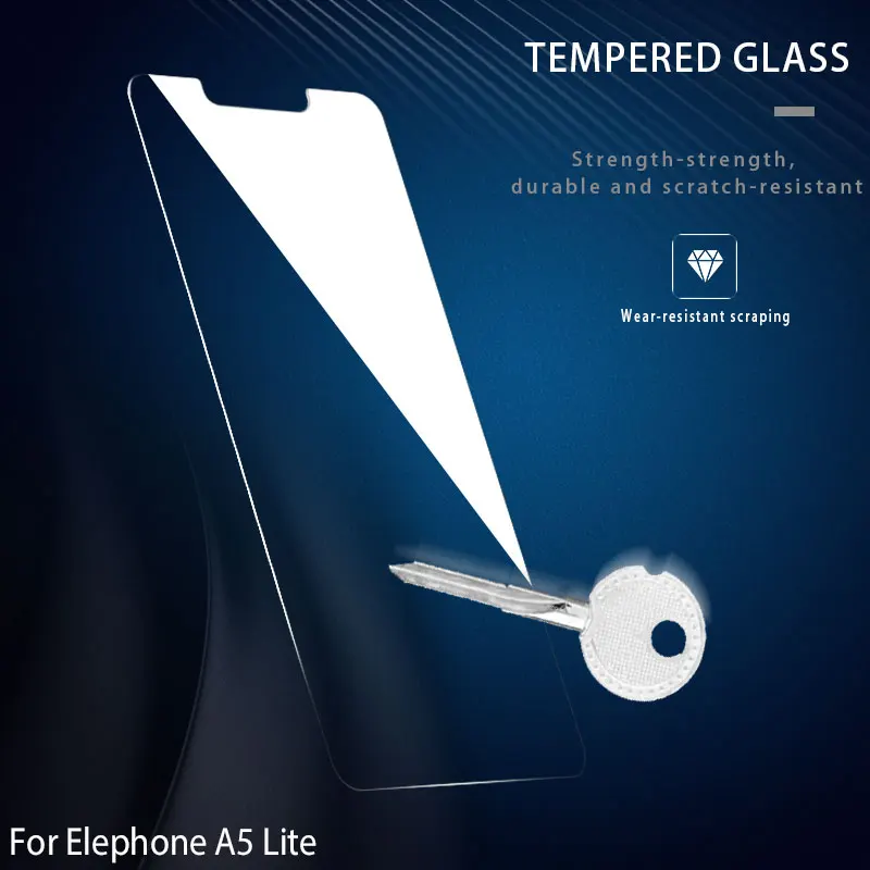 DyGod для Elephone A5 Lite закаленное стекло 6 18 дюймов Переднее защитная пленка экрана