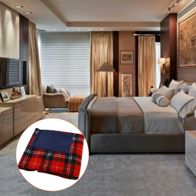 

Winter Electric Heating Pad Machine Washable Heating Blanket Body Warmer Can Store Portable Battery And Mobile Phone