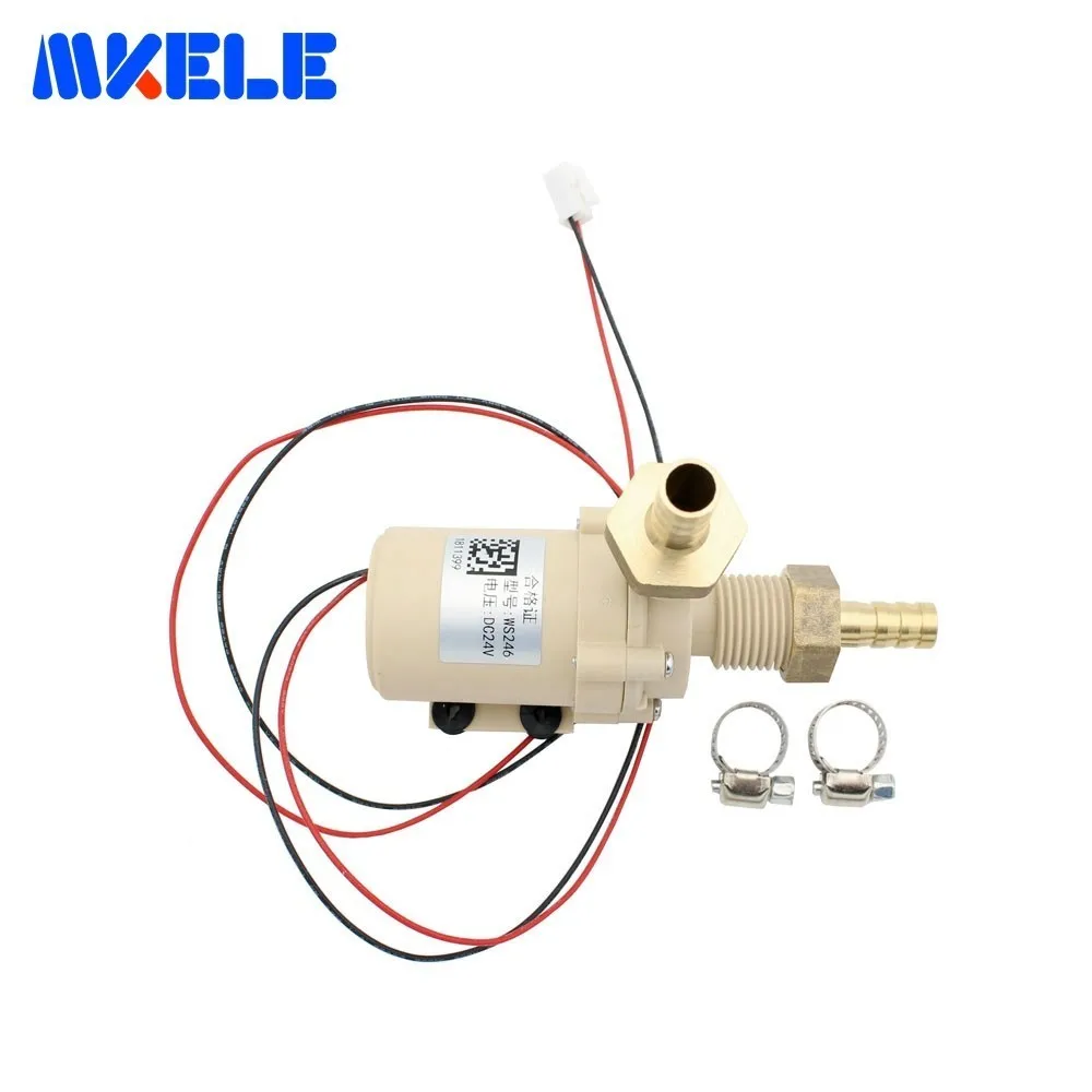 DC24V 6M Brushless Water Pump Silent High Temperature Solar Electric Gas Water Heater Circulating Booster Pump