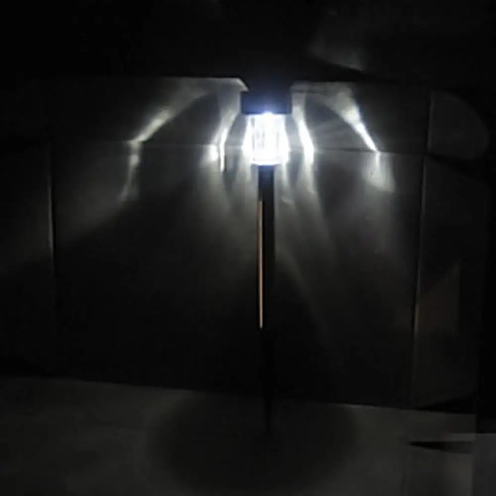 Beste Outdoor licht geen opladen Roestvrij LED Rechte hiaten staal Licht Solar Controle Tuin controle Gazon Gazon Licht Automatische