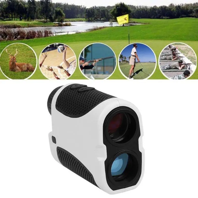  400m Golf Digital Laser Range Finder LED Hunting Slope Compensation Angle Scan Binoculars Rangefind