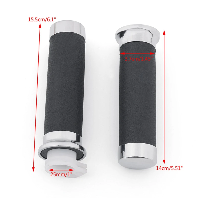 

1 25mm Motorcycle Handle Bar Hand Grips For Honda Shadow VT/XVS 400/600/750/