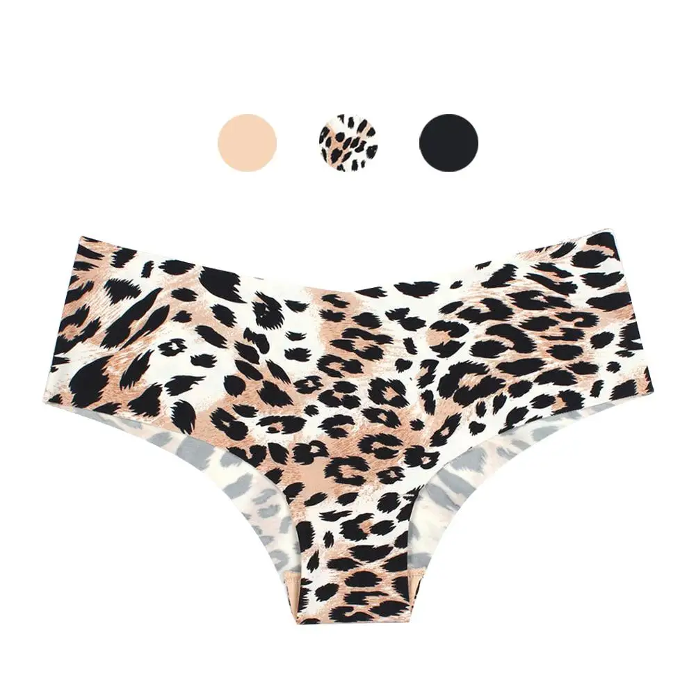 Sexy Leopard Panties Women Fashion Comfortable Lingerie Tempting Pretty Briefs High Quality Cotton Low Waist Cute Women Underwea