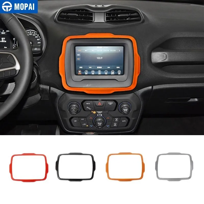 Автомобильные наклейки MOPAI для Jeep Renegade 2018 + автомобильная декоративная крышка GPS