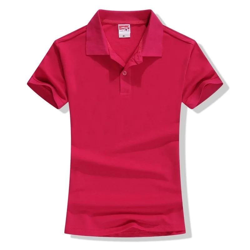 

Spring Summer Women's Cotton POLO Clothing Women's High-End Lapel Tops POLO 2019 New Short-Sleeved Summer Casual YY4177