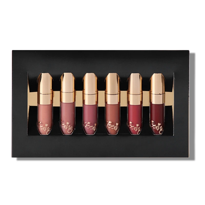 Набор матовых помад Beauty Glazed TSLM2 6 шт. жидкая помада для макияжа стойкий