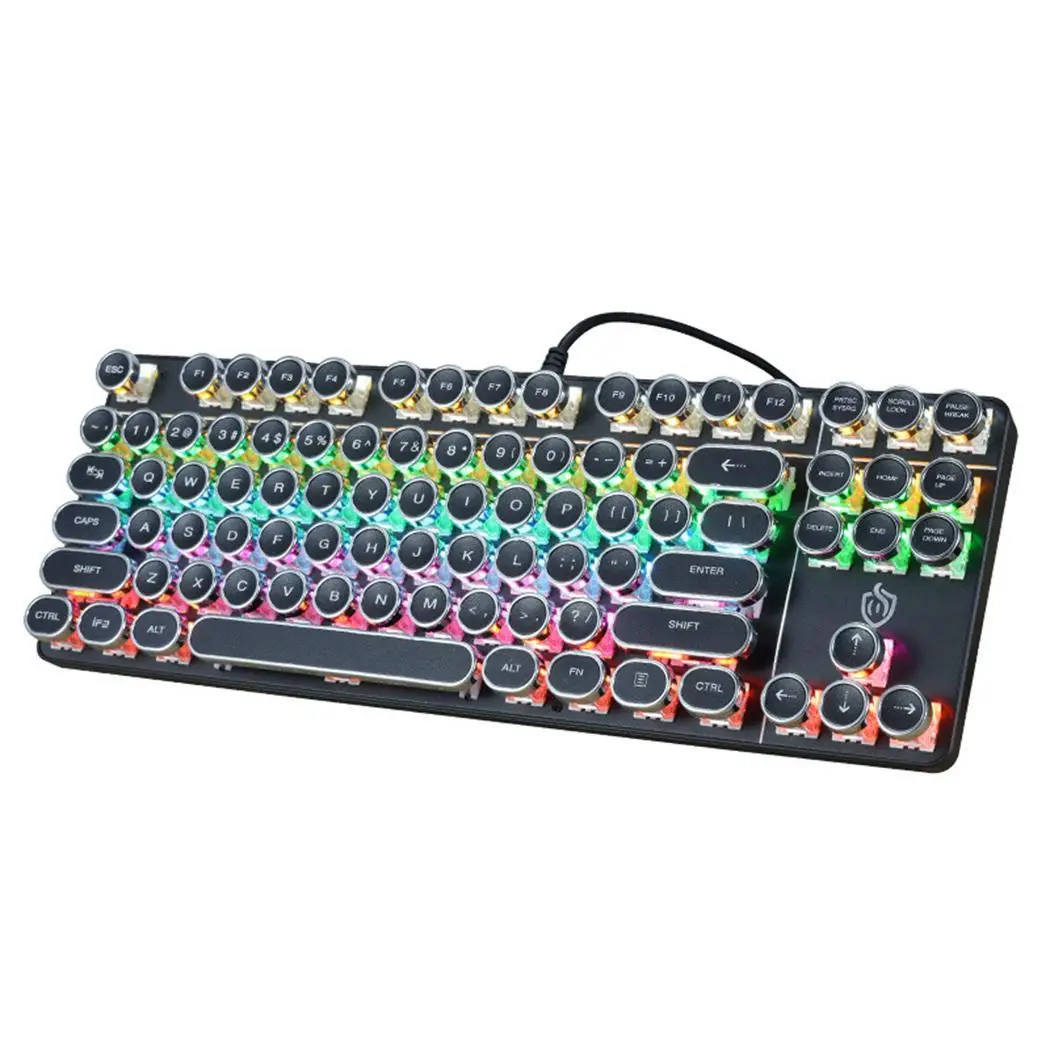 

Multi-function Punk Style Mechanical Keyboard 87 Keys keys Game Office Windows XP/Win 7/8/10/IOS Keyboard