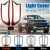 2 pz/set 5 Colori Luce Frontale della Testa Coperture Borsette Paralume Senza Luce Per Ford Ranger T6 2015-2018 ABS lampada Cofano