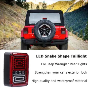 

1Pair Tail Light Lamp Generation 2th EU For 07-16/07-15 Jeep Wrangler Safety Warning Bicycle Motor Rear Light Lamp High Quality