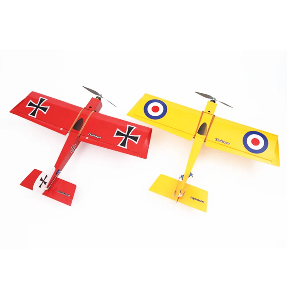 

In Stock Challenger Wooden 900mm Wingspan RC Airplane Fixed Wing KIT/PNP Yellow/Red
