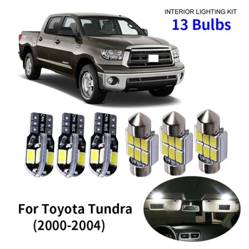 

13pcs Car Accessories White Interior LED Light Bulbs Package Kit For 2000-2004 Toyota Tundra T10 31MM Map Dome Trunk Lamp