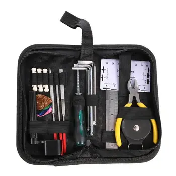 Instrument Maintenance guitar Repair tools Cleaning Tech Tool Kit for Guitar Bass Parts Guitar Repairing Tool Kit Accessories