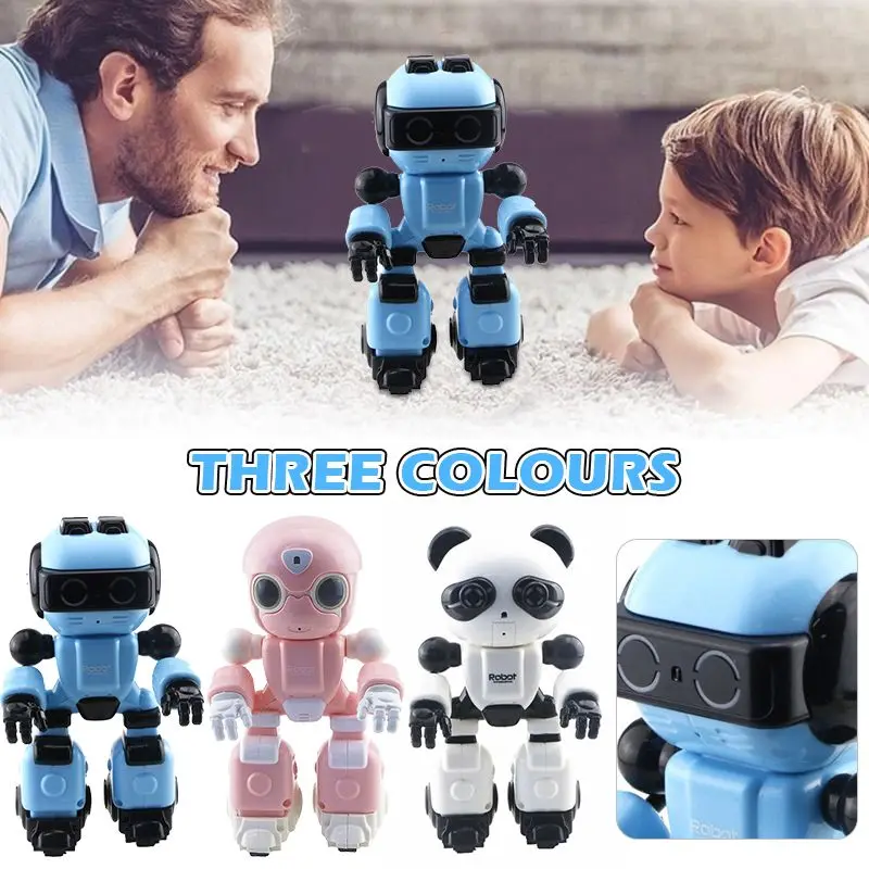 

Plastic RC Remote Control Robot Smart Space Action Walking Dancing Vocal Toy with Music Llights For Kids Educational Toys