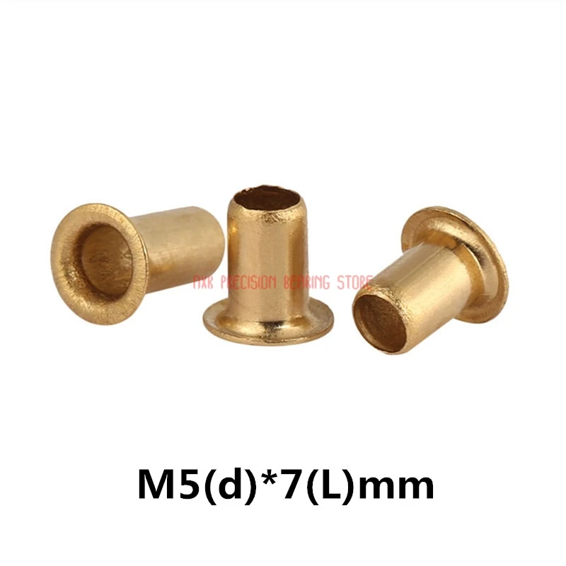 Винтовой ремень 1/4 шт./лот Высокое качество M5(d)* 7(l) мм 5 совершенно новые медные