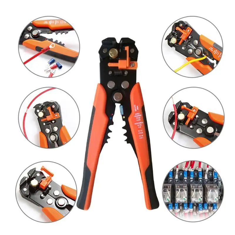 

5-In-1 Automatic Wire Stripper Crimper 400 Pieces Of Connectors Wire Terminal Set