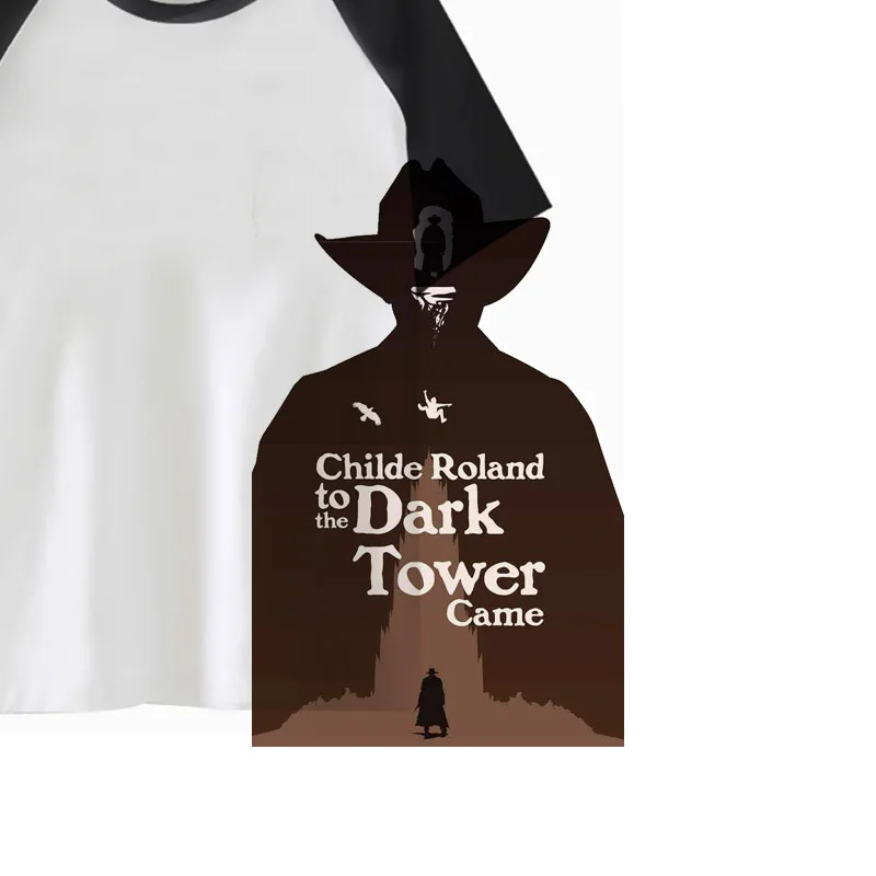 

The Dark Tower t shirt harajuku hip men streetwear male funny t-shirt tshirt for hop top tee clothing PF2994