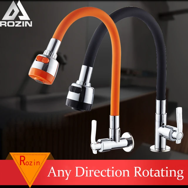 Best Offers Flexible Direction Rotating Kitchen Faucet Deck Mount Cold Water Faucet Single Handle One Hole Tap Free Shipping Best Offers Flexible Direction Rotating Kitchen Faucet Deck Mount Cold Water Faucet Single Handle One Hole Tap Free Shipping