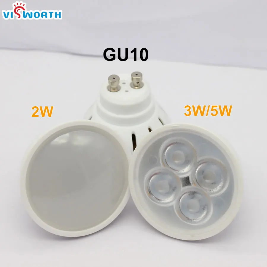 Фото Светодиодные лампы Gu10 2 Вт 3 Вт 5 Вт SMD2835, чашка лампы 9 Вт 12 Вт 15 Вт, монолитный блок светодиодов, 110 В переменного тока, 220 В, 240 в, Теплый Холодный белый точесветильник льник Lampada для дома №2