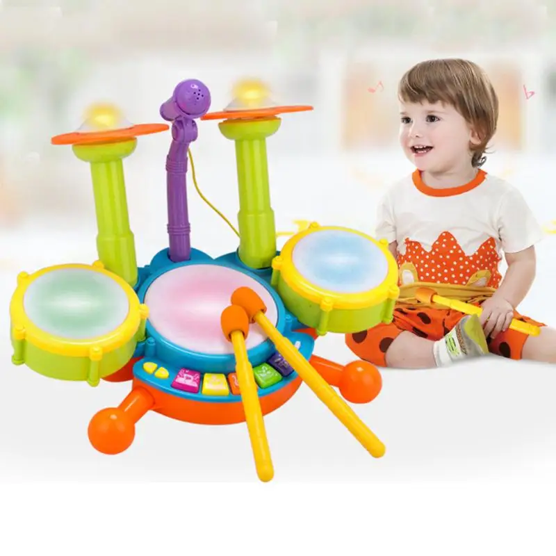 Baby Musical Drum Toy Electronic Jazz Music Instrument Toy Children