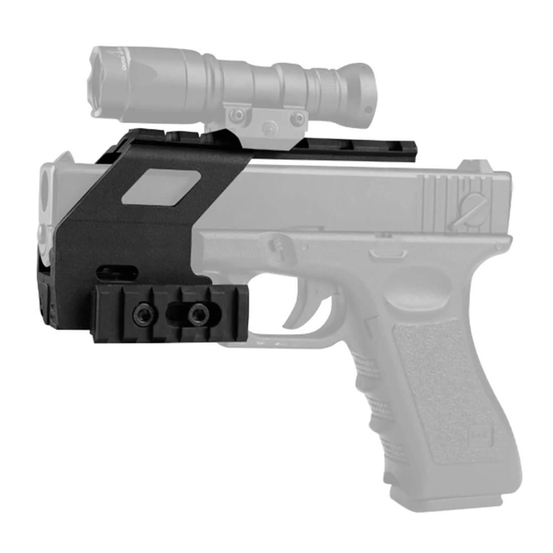 

WST Rail Mount Base Loading Device for Glock G17 18 19 Mag Rail Mount- Black