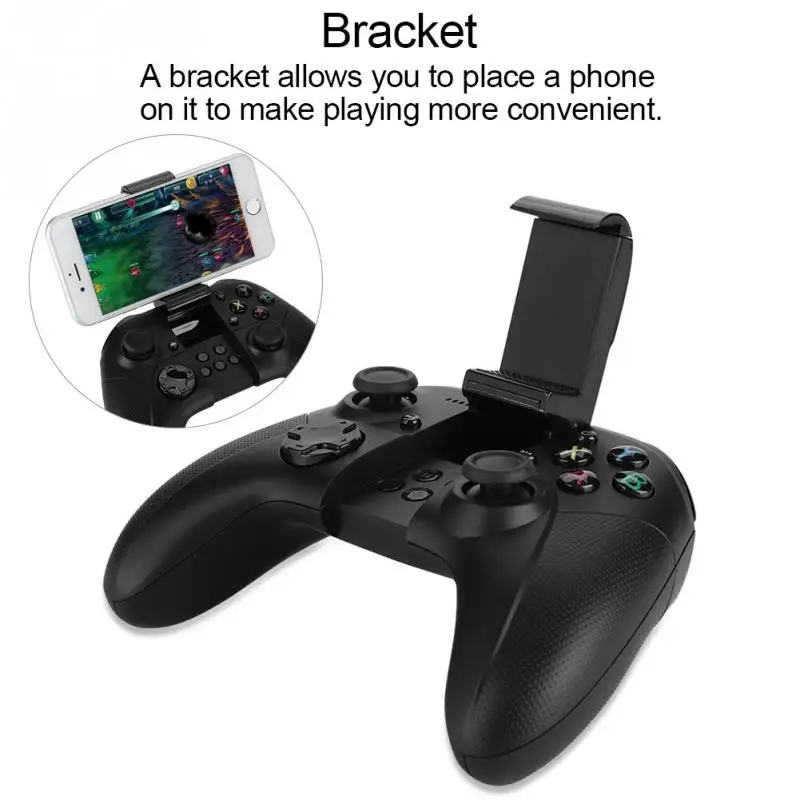 

High Precision Bluetooth Game Controller 360 Degree Positioning Bluetooth Gamepad with Bracket Fast Response