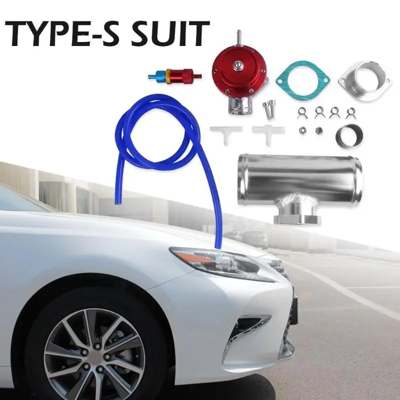 

Aluminum Type-S Turbo Blow Off Valve BOV with 8 vents +2.5 T-6061 aluminum high temperature Flange Pipe+Boost Controller
