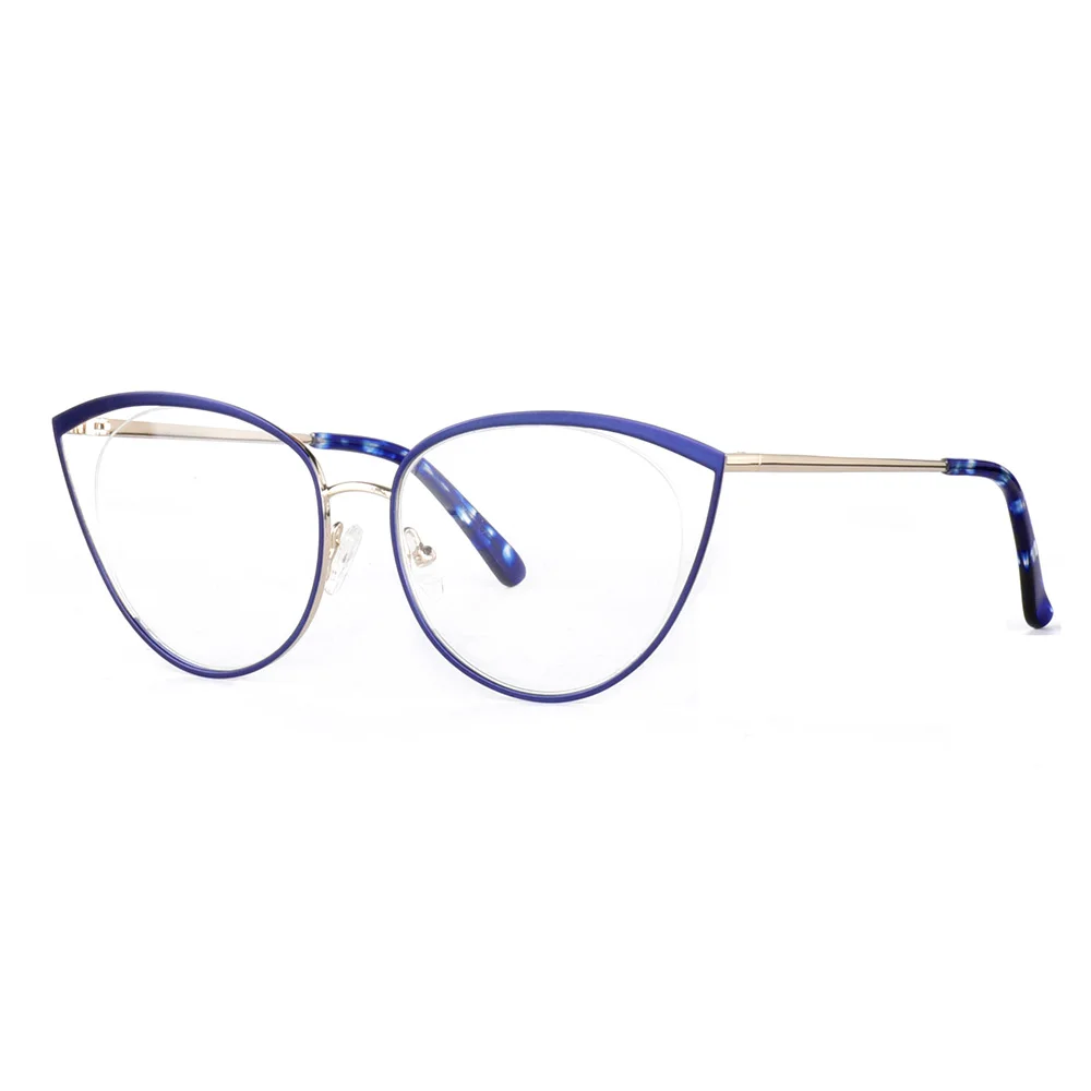 New fashion women glasses clear optical frame quality stainless steel