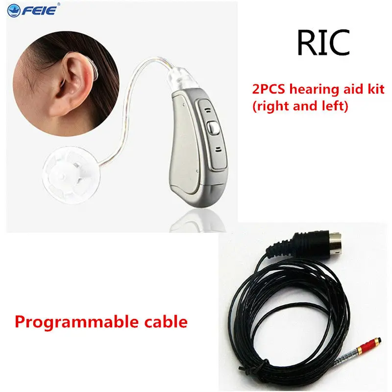 

Digital Mini RIC Hearing Aid Tube Hearing Amplifier Feie Hearing Aid with Programming Software MY-19 Drop Shipping