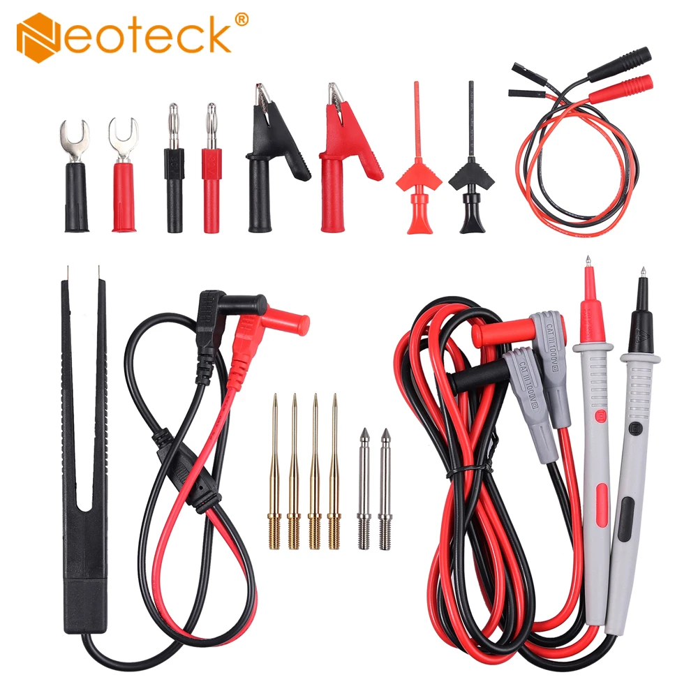 21 in-1 Electrical Multimeter Test Lead With Alligator Multi Test Leads Kit 21 in-1 Electrical Multimeter Test Lead With Alligator Multi Test Leads Kit