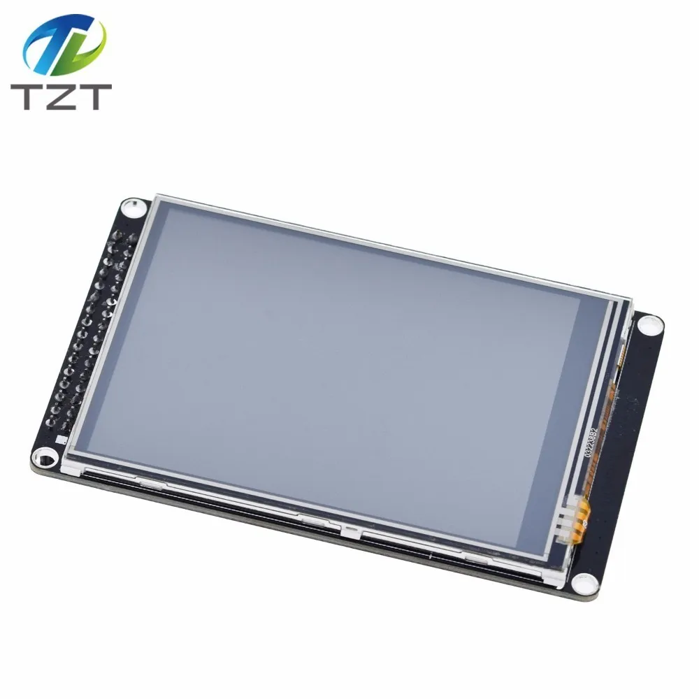 Pаспродажа TZT 3,2 дюймов lcd TFT с сопротивлением сенсорный экран ILI9341 для STM32F407VET6 макетная плата черный